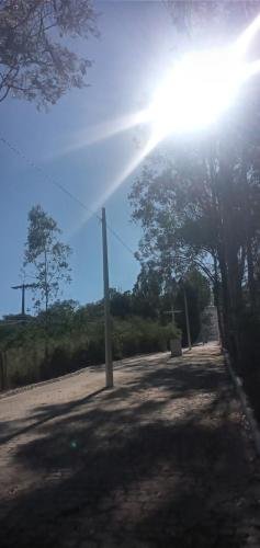 The street/trail leading to the Igreja De Santa Terezinha