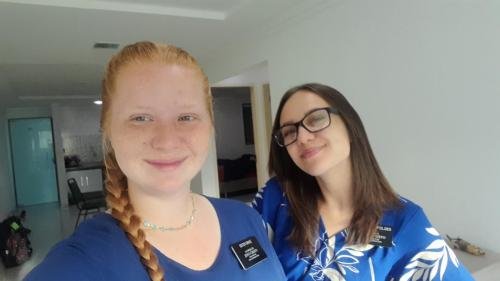 Alyssa and Sister Leopoldes in a selfie