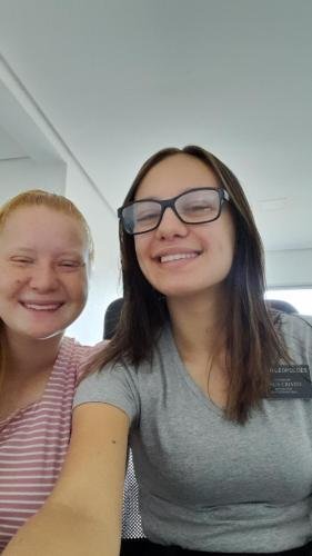 Alyssa and Sister Leopoldes in a selfie