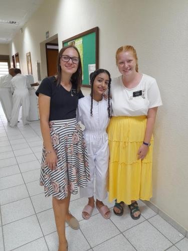 Alyssa and Sister Leopoldes with Lavina