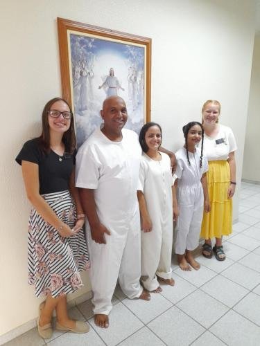 Alyssa and Sister Leopoldes with Eduardo, Elaine, and Lavinia