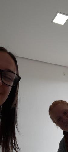 A selfie and Alyssa and Sister Leopoldes