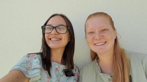 Alyssa and Sister Leopoldes selfie