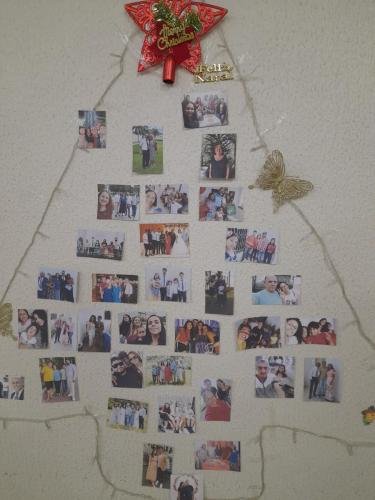 The wall Christmas tree