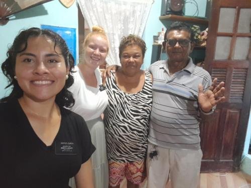 Alyssa and Sister Zurita with some members