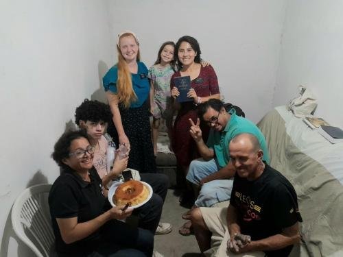 Alyssa and Sister Zurita with some members