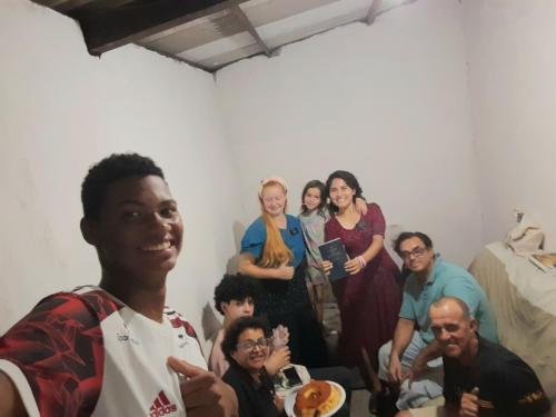 Alyssa and Sister Zurita with some members