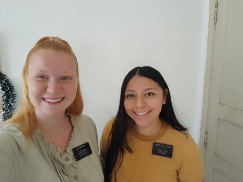 Alyssa with Sister Villatoro