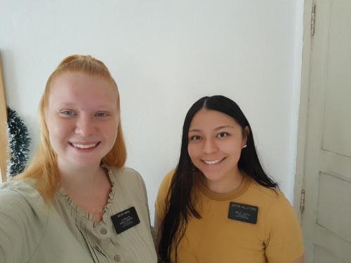 Alyssa with Sister Villatoro