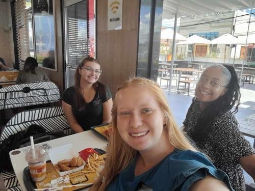 Alyssa and the sisters get food at McDonalds