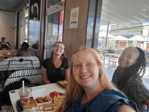 Alyssa and the sisters get food at McDonalds