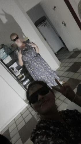 Alyssa and Sister Zurita looking mighty cool in their sunglasses