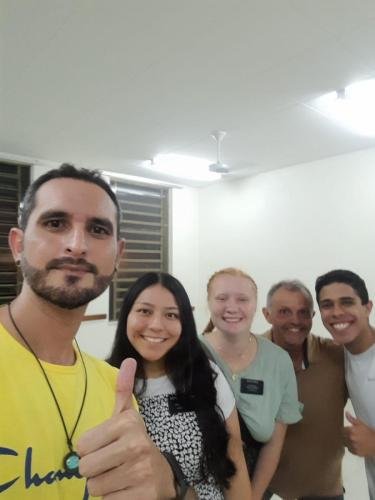 Alyssa and Sister Villatoro with some members