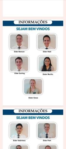 A screenshot of some of the new missionaries