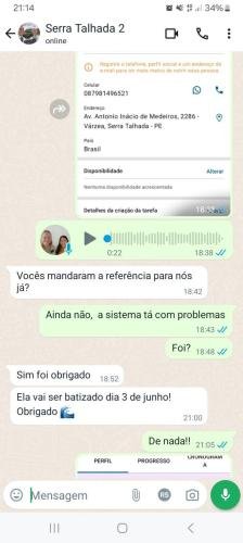 A screenshot of a text thread from Alyssa's mission