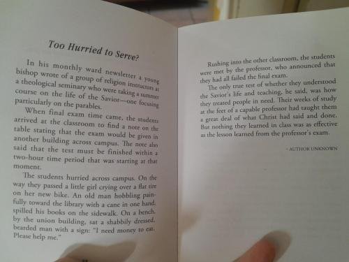 The story Too Hurried to Serve? from Alyssa's book