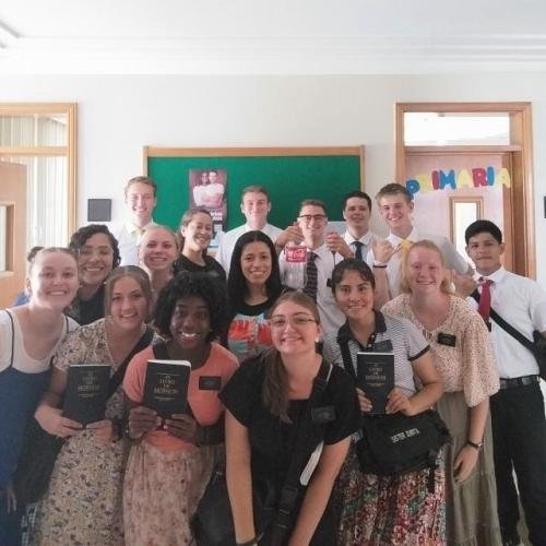 Alyssa with her zone in Candelaria