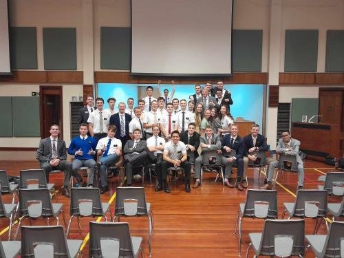 The departing missionaries from the Sao Paulo Brazil MTC