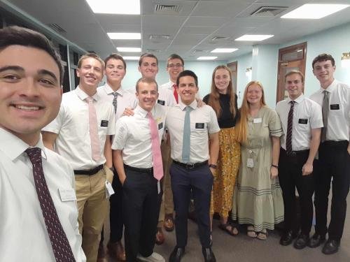 Alyssa and her district after taking the language exam